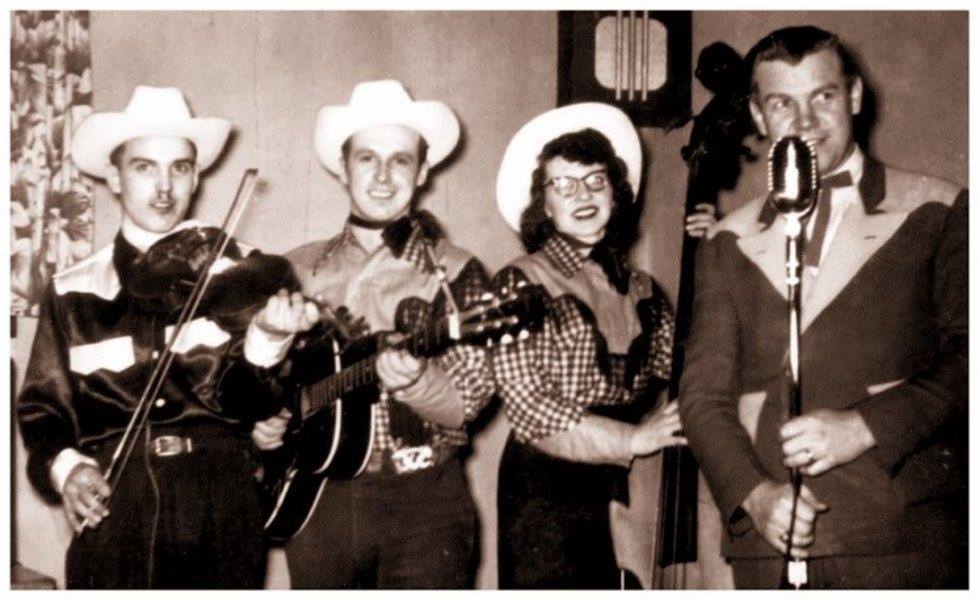 "The Pine River Sweethearts" Lynn and Laura Russwurm join Earl Heywood on the CKNX Barndance